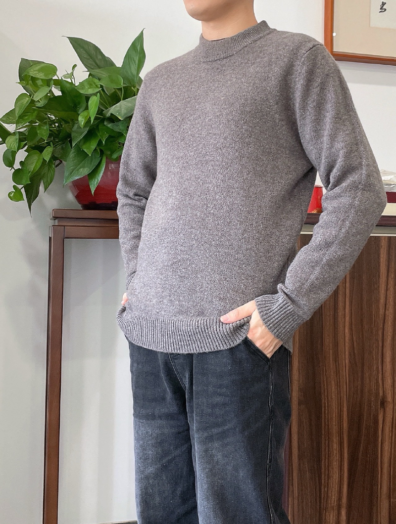 赛兔羊毛衫面料细节特写